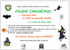 tradiční akce pálení čarodějnic